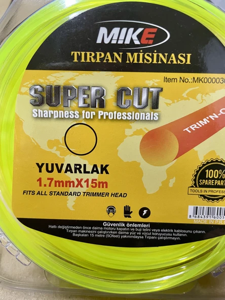 Tırpan misinası 1.7 mm 15 metre - 3