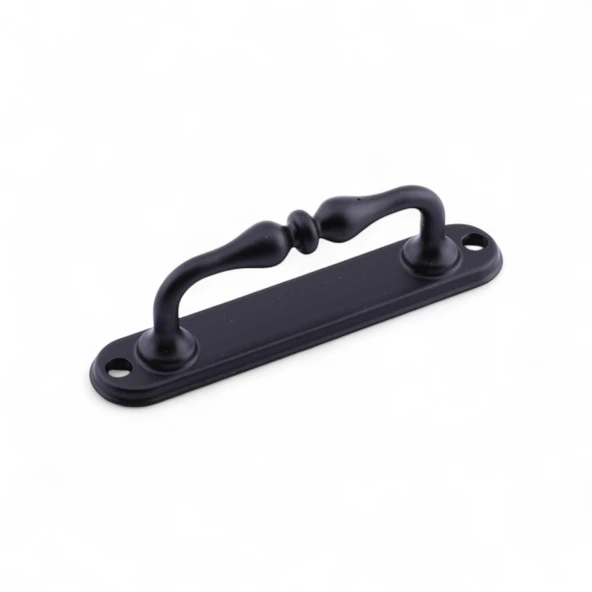 Siyah Metal Kapı Çekme Kolu 12 cm Dolap Saclı Mobilya Dolap Çekmece Tutamağı Kulp Kulpları - Resim 5