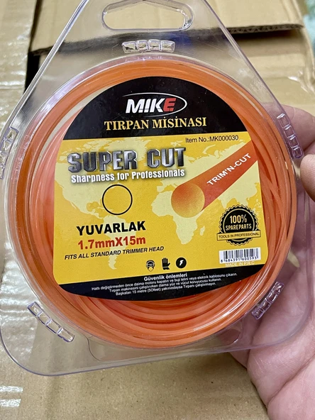 Tırpan misinası 1.7 mm 15 metre - 2
