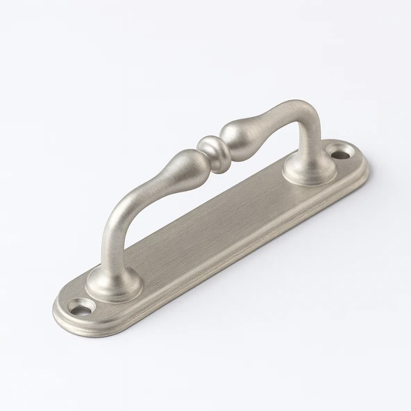 Saten Metal Kapı Çekme Kolu 12 cm Tutamağı Kulp Saclı Kulpları Dolap Mobilya Dolap Çekmece - Resim 6