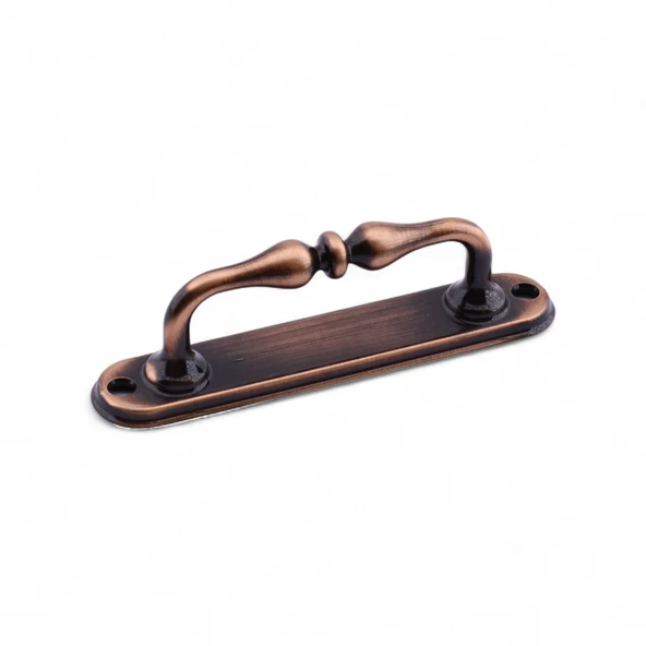 Eskitme Antik Bakır Metal Kapı Çekme Kolu 12 cm Dolap Mobilya Dolap Çekmece Tutamağı Kulp Kulpları - Resim 7