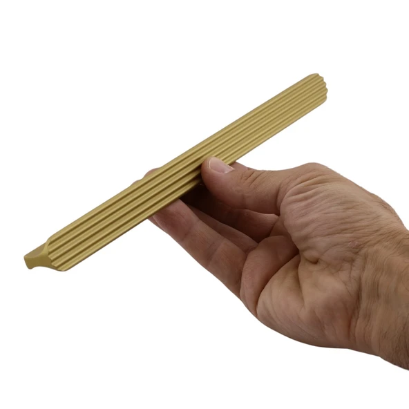 Dombay (Mat Altın) Metal Kulp 160 mm 16 cm  Mutfak Dolabı Kulbu Kulpu Mobilya Çekmece Dolap Kulpları - Resim 3