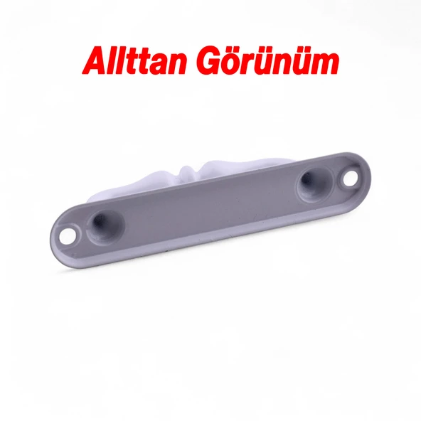Beyaz Metal Kapı Çekme Kolu 12 cm Dolap Mobilya Dolap Çekmece Tutamağı Kulp Saclı Kulpları - Resim 3