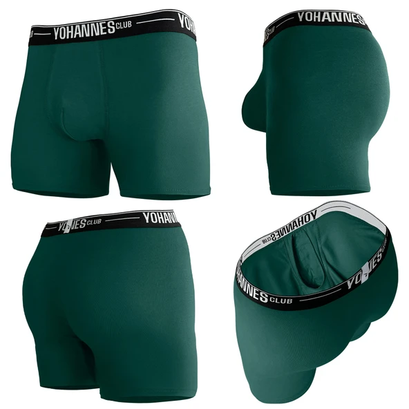 Yohannes Club, Erkek Özel Bölmeli Pamuklu Boxer, Renk Seçenekli, Tekli Paket - Resim 4