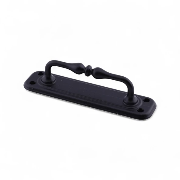 Siyah Büyük 14.5 cm Metal Kapı Çekme Kolu Tutamağı Kulp Kulpları Dolap Mobilya Dolap Çekmece - Resim 6