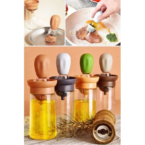 Silikon Hazneli Fırçalı Yağdanlık ürün görseli 1