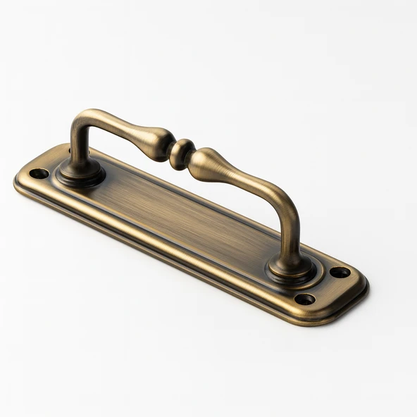 Antik Sarı Büyük 14.5 cm Metal Kapı Çekme Kolu Tutamağı Kulp Kulpları Dolap Mobilya Dolap Çekmece - Resim 6