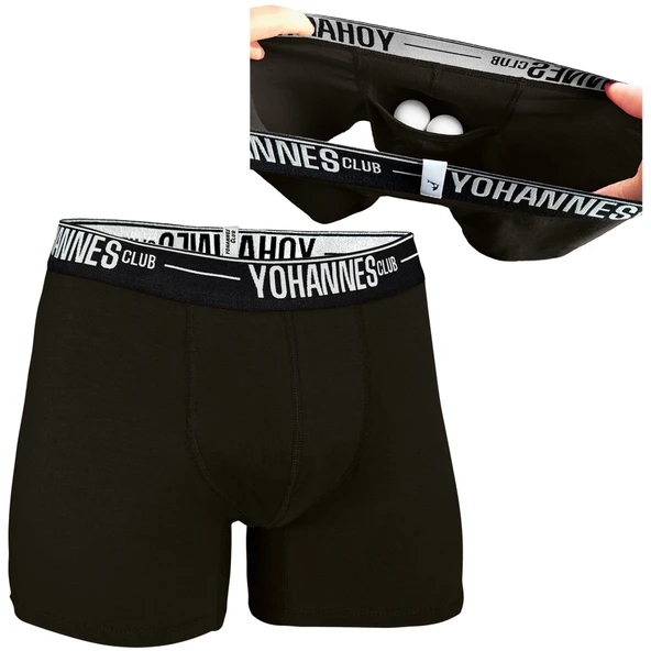 Yohannes Club, Erkek Özel Keseli Pamuklu Boxer, Renk Seçenekli, Tekli paket - Resim 2