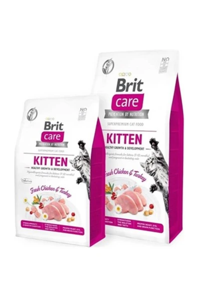 Kitten Tahılsız Tavuk Ve Hindili Yavru Kedi Maması 7 Kg - Resim 2