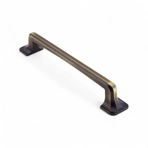 Penguen 128 mm Eskitme Antik Sarı Metal Mobilya Mutfak Çekmece Dolap Dolabı Kulpu Kulbu Kulpları - Resim 6