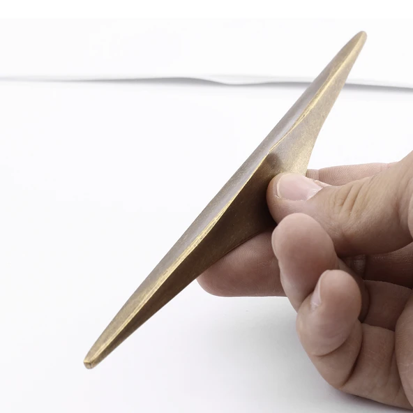 Olivin Antik Sarı Metal Kulp 96 mm - 9.6 cm Mobilya Çekmece Mutfak Dolabı Dolap Kulpları Kulbu Kulpu - Resim 7