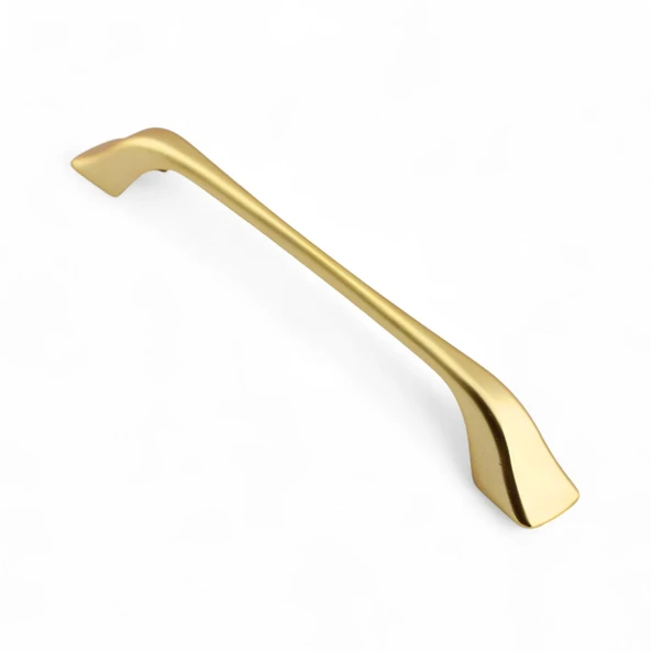 Ovit Metal Mat Altın Gold Kulp 160 mm Mobilya Çekmece Mutfak Dolabı Dolap Kapak Kulpları Kulb ürün görseli