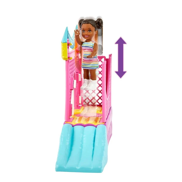 HHB67 Barbie  Bebek Bakıcısı Skipper Oyun Evi Seti - Resim 4