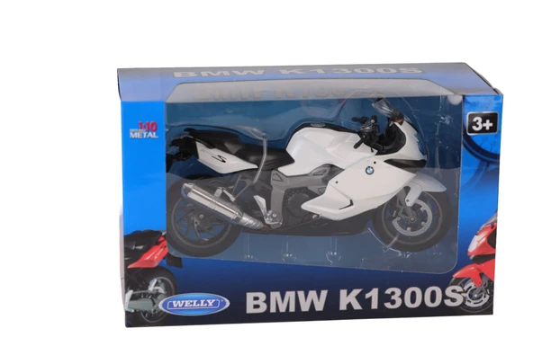 62805 WELLY 1 10 METAL MOTORBİSİKLET BMWK - Resim 2