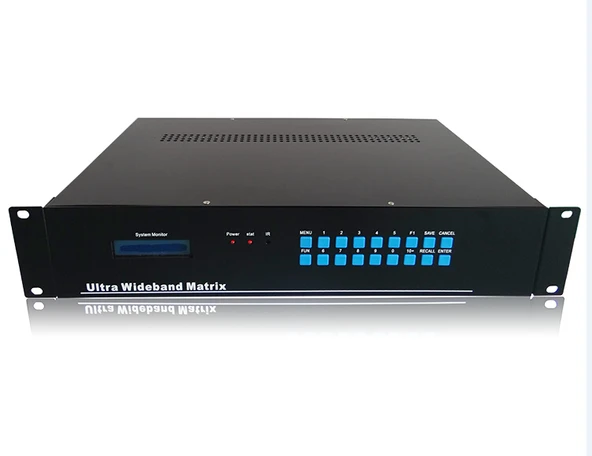 Beek HDMI Matrix 16 x 16<br>
16 giriş 16 çıkış<br>
RJ45 port<br>
RS232 port<br>
HDMI 1.4b<br>
HDCP 1.2<br>
1080p/60Hz çözünürlük<br>
Uzaktan kumanda ile yönet ürün görseli