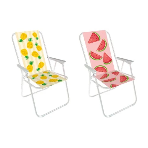 Renkli Karpuzlu Plaj Sandalyesi | Taşınabilir ve Hafif - 2