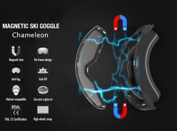 Sportlife Chameleon Magnetic SP251 Kayak Gözlüğü - 6