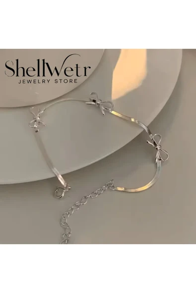 Lolly Fiyonklu Bileklik Gümüş Sevgililer günü yada eşinize, annenize verilecek gümüş hediye ürün görseli