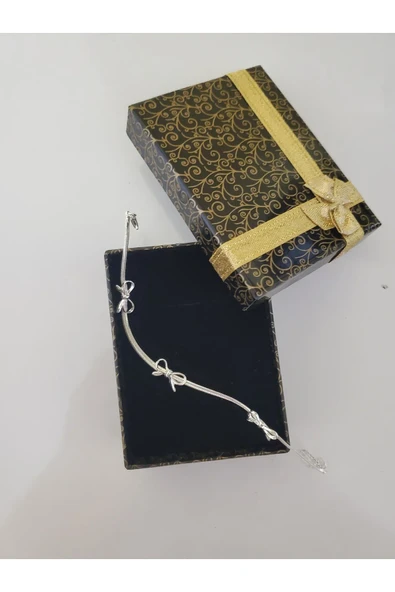 Lolly Fiyonklu Bileklik Gümüş Sevgililer günü yada eşinize, annenize verilecek gümüş hediye - Resim 3