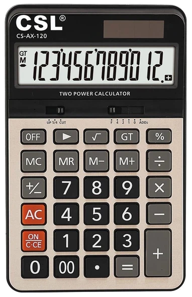 CSL CS-AX-120 12 Hane Masa Tipi Hesap Makinesi ürün görseli