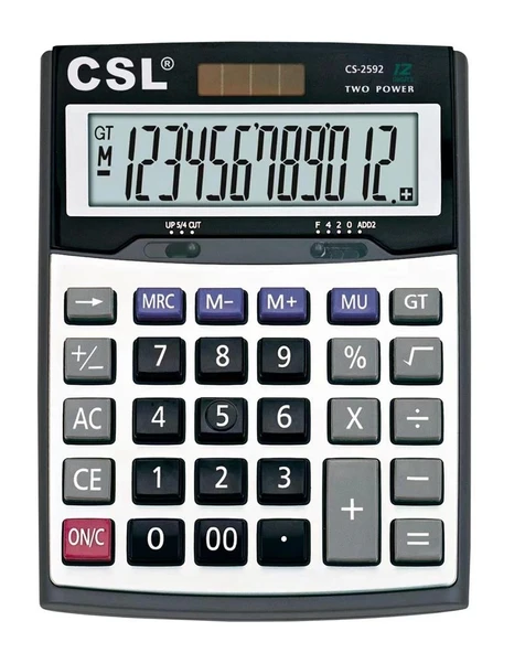 CSL CS-2592 12 Hane Masa Tipi Hesap Makinesi ürün görseli