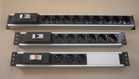 Sigortalı 6 lı 19 Alüminyum Priz