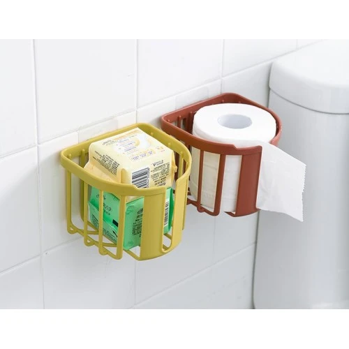 Yapışkanlı Çok Fonksiyonlu Banyo Organizeri BEYAZ - 1