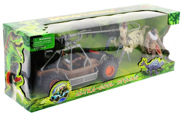 Dinozor Avcısı Buggyli  Oyun Seti - 3