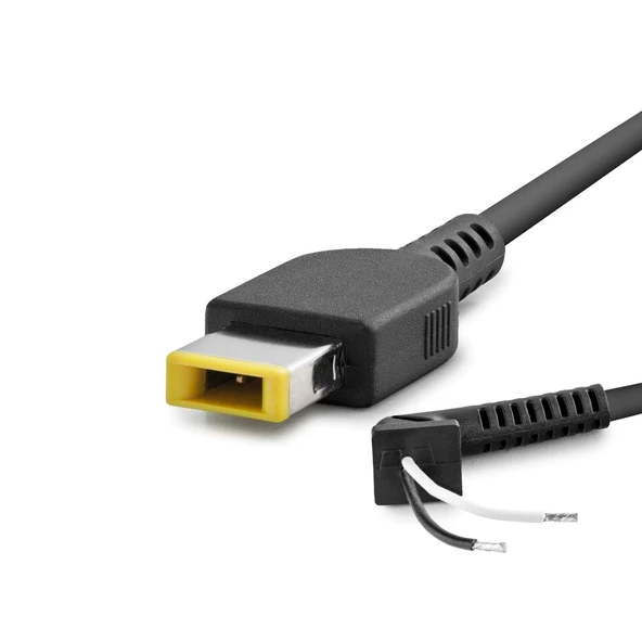 Notebook Adaptör Kablosu Usb Pın Yoga Lenovo 120W-150W Siyah HDX5562 - 1