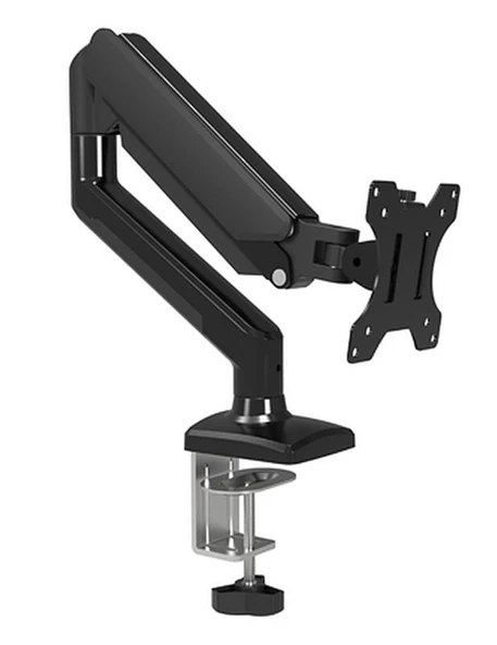 Beek Tek Ekran Taşıyabilen Askı Aparatı, 13 - 32 inç Ekran, Gaz Basınçlı Yaya Sahip, Kelepçe Dahil, Dönme Aralığı +90°~-90°, Ekran Döndürme +180°~-180°, Maksimum Yük Kapasitesi 2-9kg, VESA 100 x 100mm