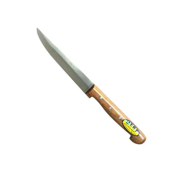H.M. Paslanmaz Bursa Sebze Bıçağı 11 cm, Ahşap Sap - 1