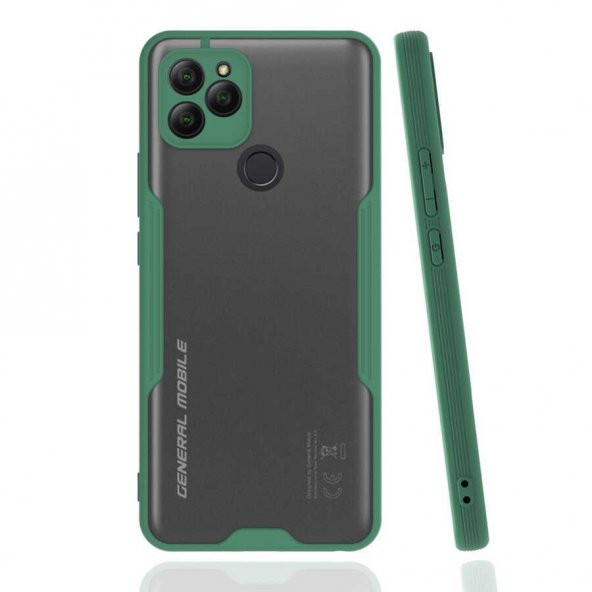 General Mobile GM 21 Kılıf kamera Korumalı Arkası Şeffaf Silikon - 5