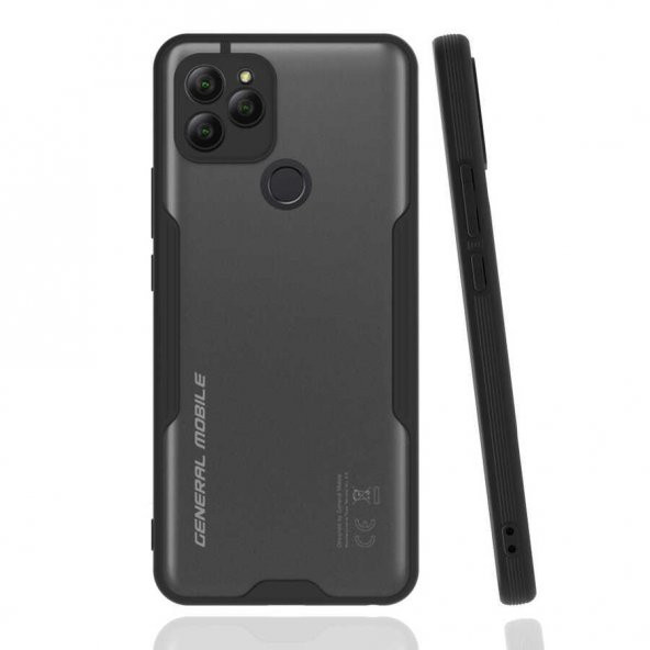 General Mobile GM 21 Kılıf kamera Korumalı Arkası Şeffaf Silikon - 6