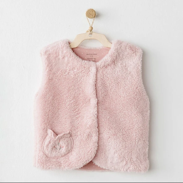 Andywawa Ac26094 Mon Petit Amour Yelek Pink - 1