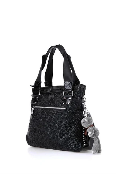 Bagi Siyah Cilt Omuz Çantası - Resim 3