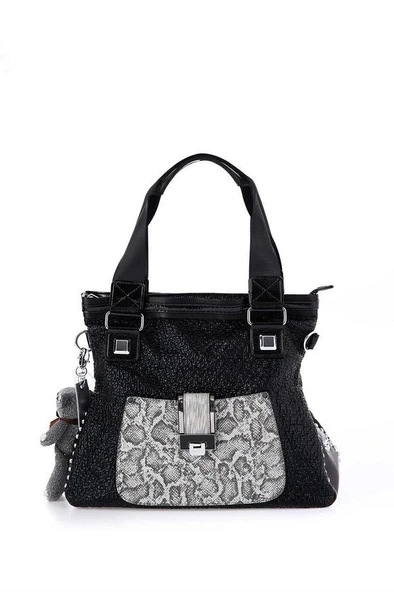 Bagi Siyah Cilt Omuz Çantası ürün görseli