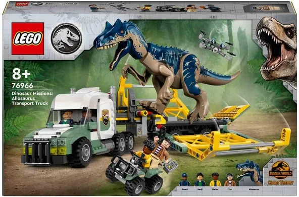 LEGO Jurassic World Dinozor Görevleri: Allosaurus Taşıma Kamyonu - 2