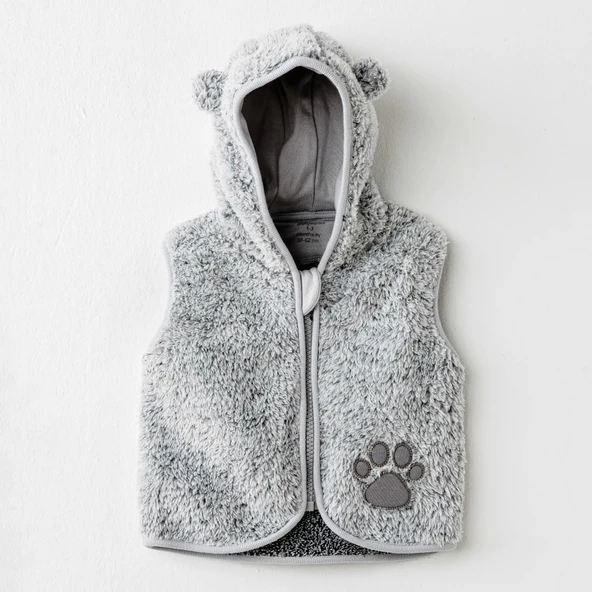 Nessiworld Andywawa AC26026 Keep Smiling Yelek Grey ürün görseli