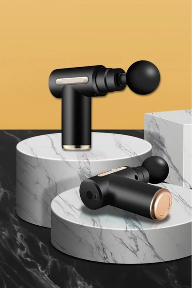 Darbeli Titreşimli Şarjlı Sporcu Masaj Tabancası Masaj Aleti Kas Egzersiz Aleti - 2