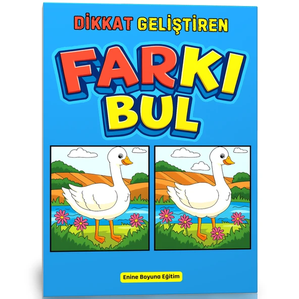 3-10 Yaş Dikkat Geliştiren Farkı Bul Kitabı (Tam Sayfa) ürün görseli 1
