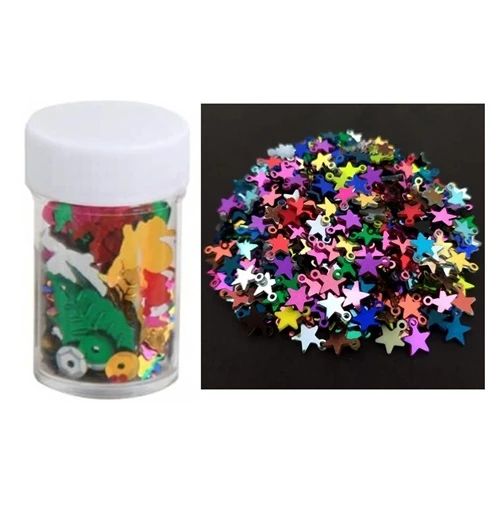 Mileo Elişi Pulu Karışık Renk Yıldız Tüp - 4 adet ürün görseli 1