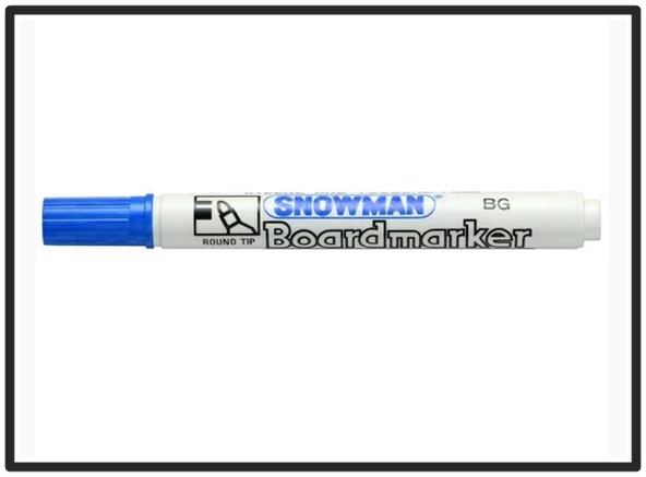 Snowman Tahta Kalemi Mavi - 2 adet ürün görseli 1