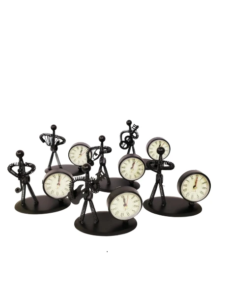 Metal Adam Masaüstü Saat ürün görseli 1