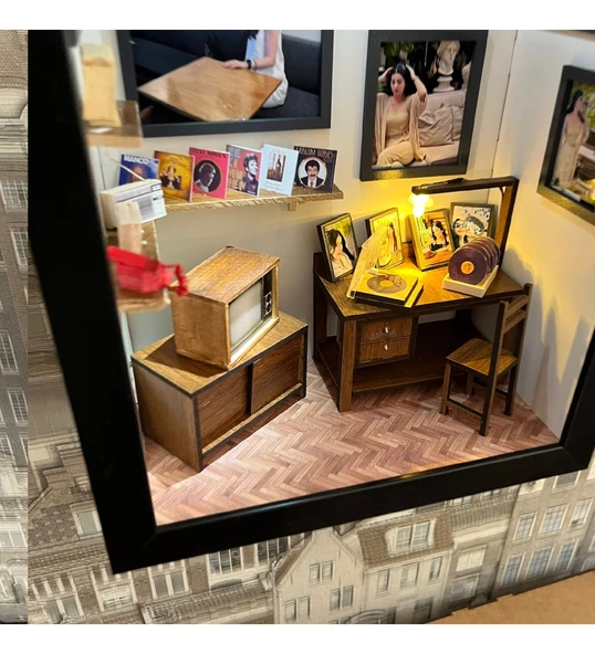 Kişiye Özel Nostalji Fotoğraflı Çerçeve - Resim 4