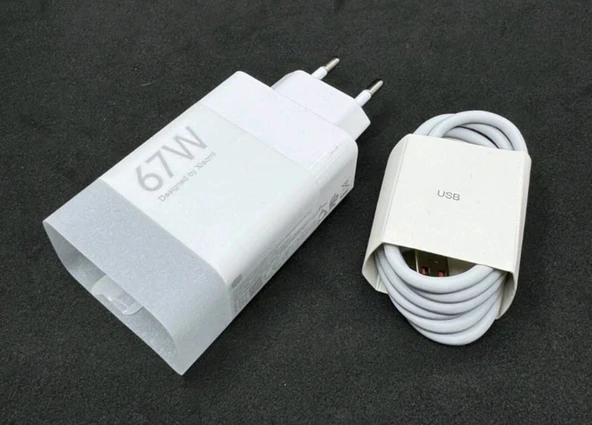 Xiaomi 67 Watt Turbo Max Şarj Cihazı Seti - 1