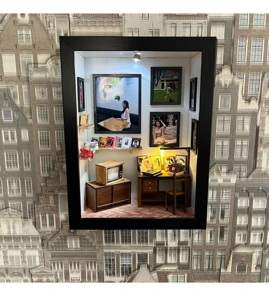 Kişiye Özel Nostalji Fotoğraflı Çerçeve ürün görseli