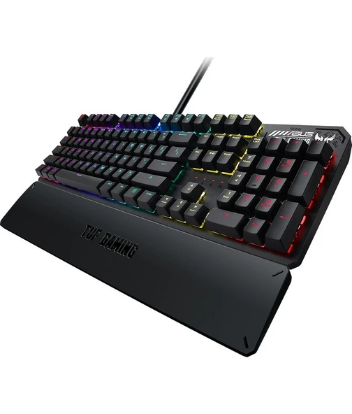 ASUS TUF Gaming K3 D/RD Aura Sync Red Switch RGB TR Mekanik Gaming Klavye ürün görseli 1