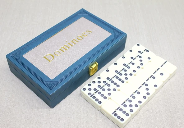 Deri Kutulu Domino Oyunu Alk4218 - 1