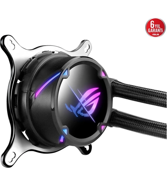 ASUS ROG STRIX LC II 240 ARGB AURA SYNC RGB 120MM ADRESLENEBİLİR RGB FAN SIVI CPU SOĞUTUCUSU V2 - Resim 2