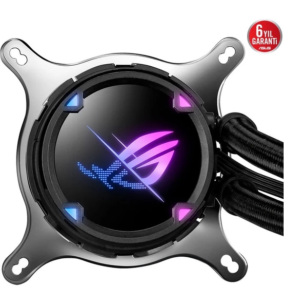 ASUS ROG STRIX LC II 240 ARGB AURA SYNC RGB 120MM ADRESLENEBİLİR RGB FAN SIVI CPU SOĞUTUCUSU V2 - Resim 3